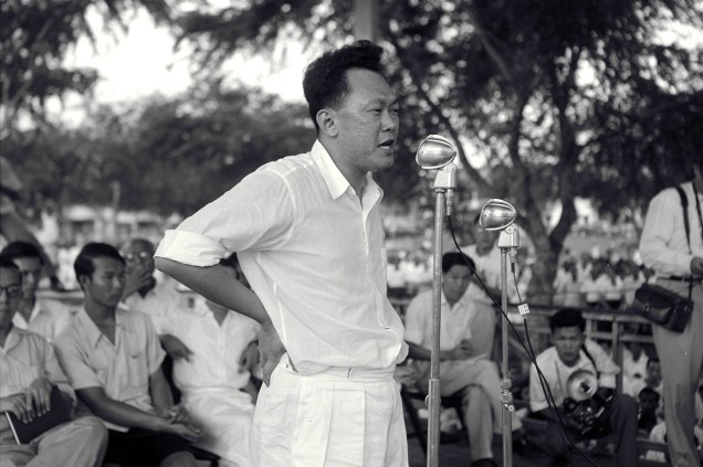 Lee Kuan Yew in his younger days